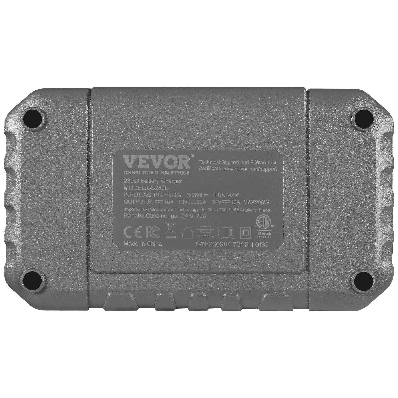 VEVOR Smart Battery Charger, 20-Amp, Lithium LiFePO4 Lead-Acid (AGM / Gel / SLA) Car Battery Charger with LCD Display, Trickle Charger Maintainer Desulfator for Boat Motorcycle Lawn Mower Deep Cycle - JM Variety Store